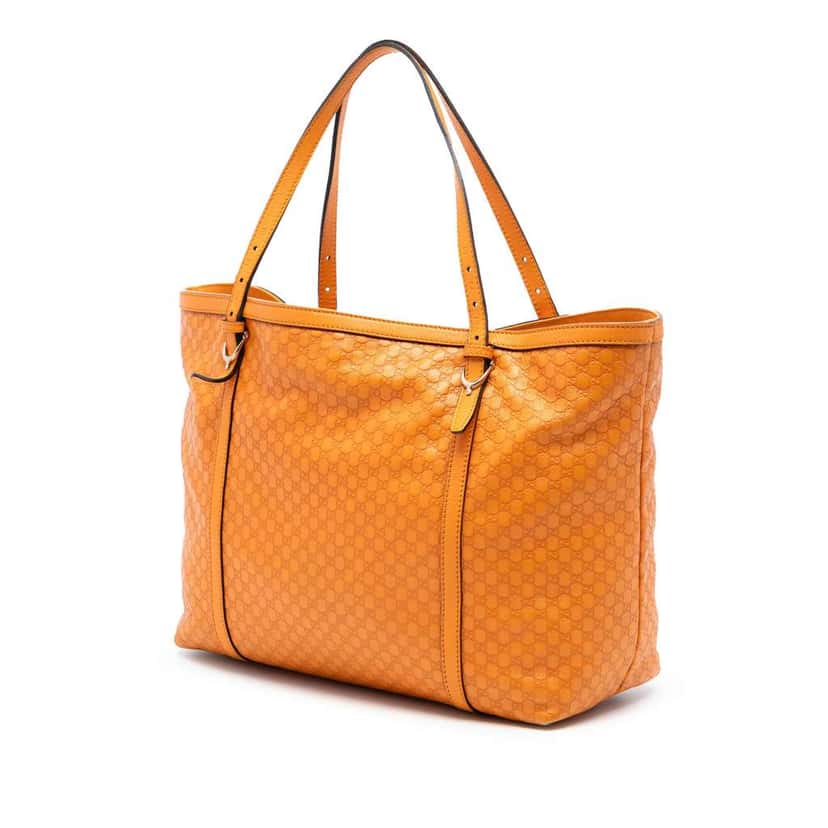 Gucci Microguccissima Nice Tote Orange Leather Very good condition - Back View