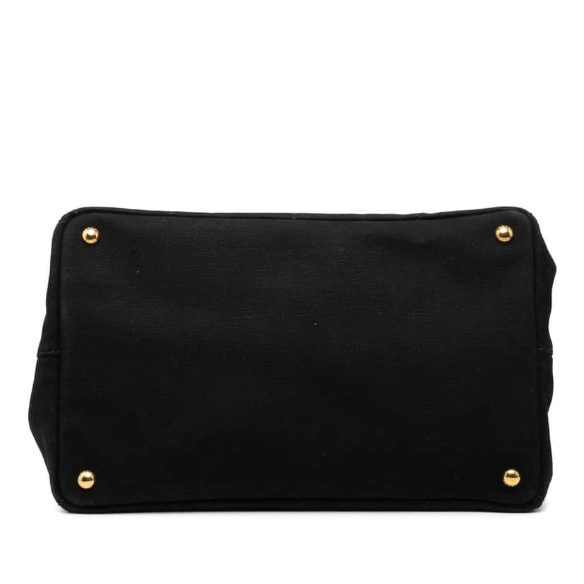 Prada Canvas Canapa Logo Satchel Black Canvas Very good condition - Inside View