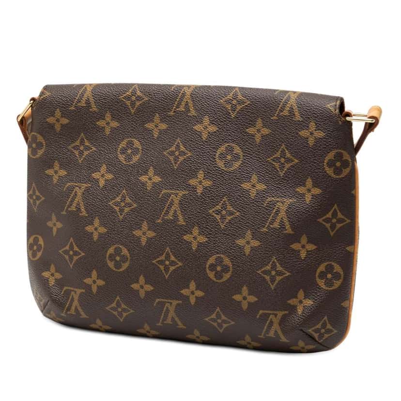 Louis Vuitton Monogram Musette Tango Short Strap Brown Very good condition - Back View