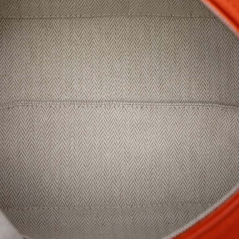 Hermès Small Toile Bride A Brac Case Orange Canvas Good condition - Model View