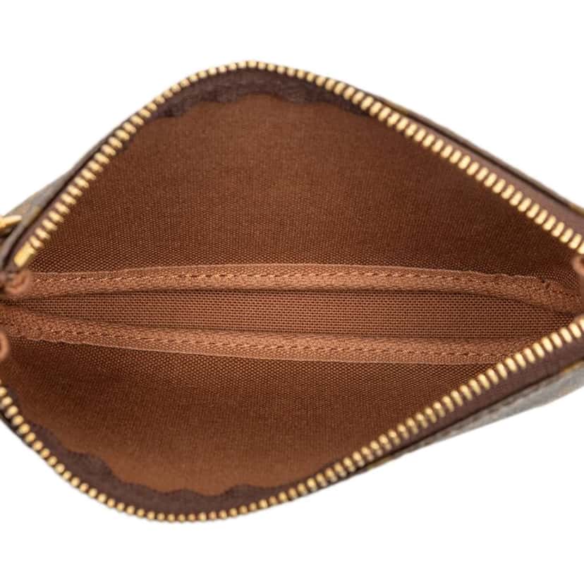 Louis Vuitton Monogram Mini Pochette Accessoires Brown Very good condition - Model View