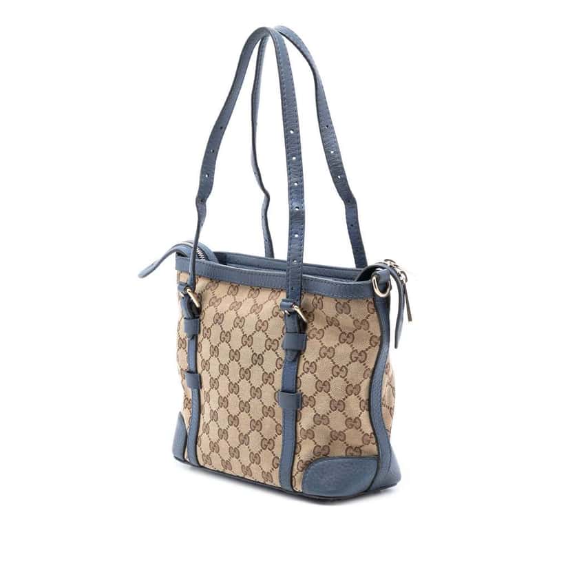Gucci GG Canvas Satchel Brown Canvas Very good condition - Back View