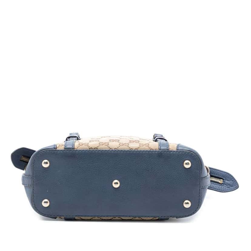 Gucci GG Canvas Satchel Brown Canvas Very good condition - Inside View