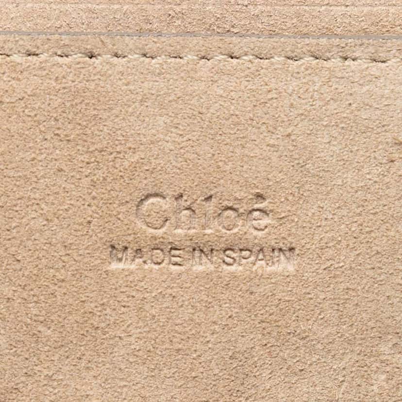 Chloé Mini Calfskin and Suede Faye Bracelet Bag Grey Leather Very good condition - Box View