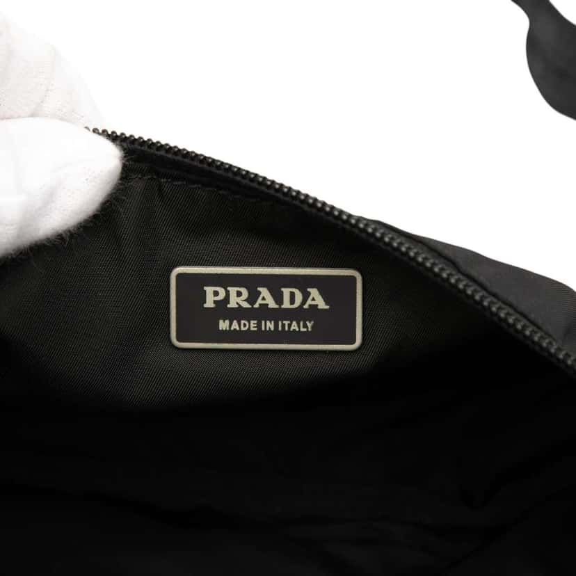 Prada Tessuto Multi Pocket Belt Bag Black Very good condition - Box View