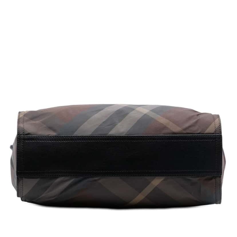 Burberry Supernova Check Nylon Buckleigh Tote Brown Very good condition - Inside View