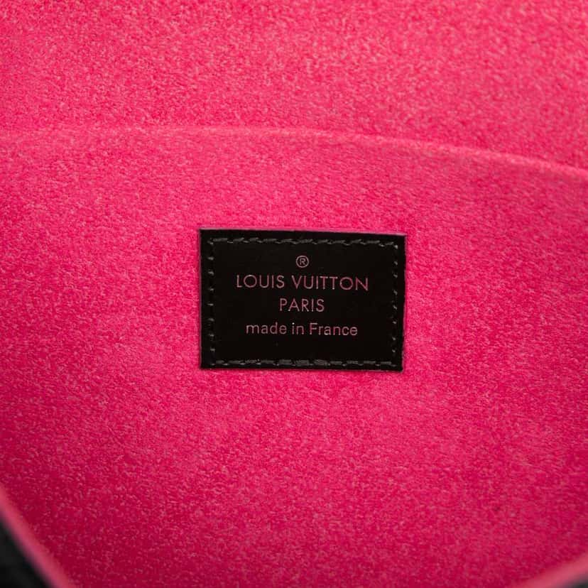 Louis Vuitton Epi Pochette Felicie Black Leather Very good condition - Box View