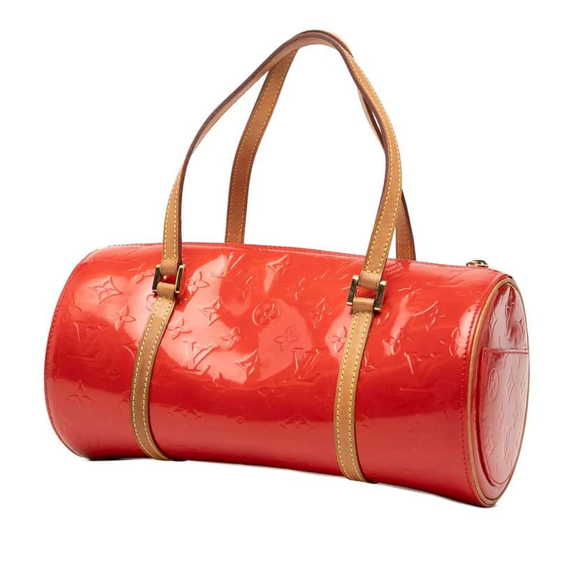 Louis Vuitton Monogram Vernis Bedford Red Leather Good condition - Back View