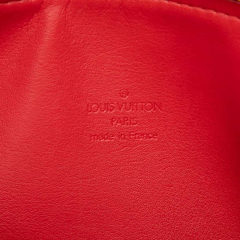 Louis Vuitton Monogram Vernis Bedford Red Leather Good condition - Box View