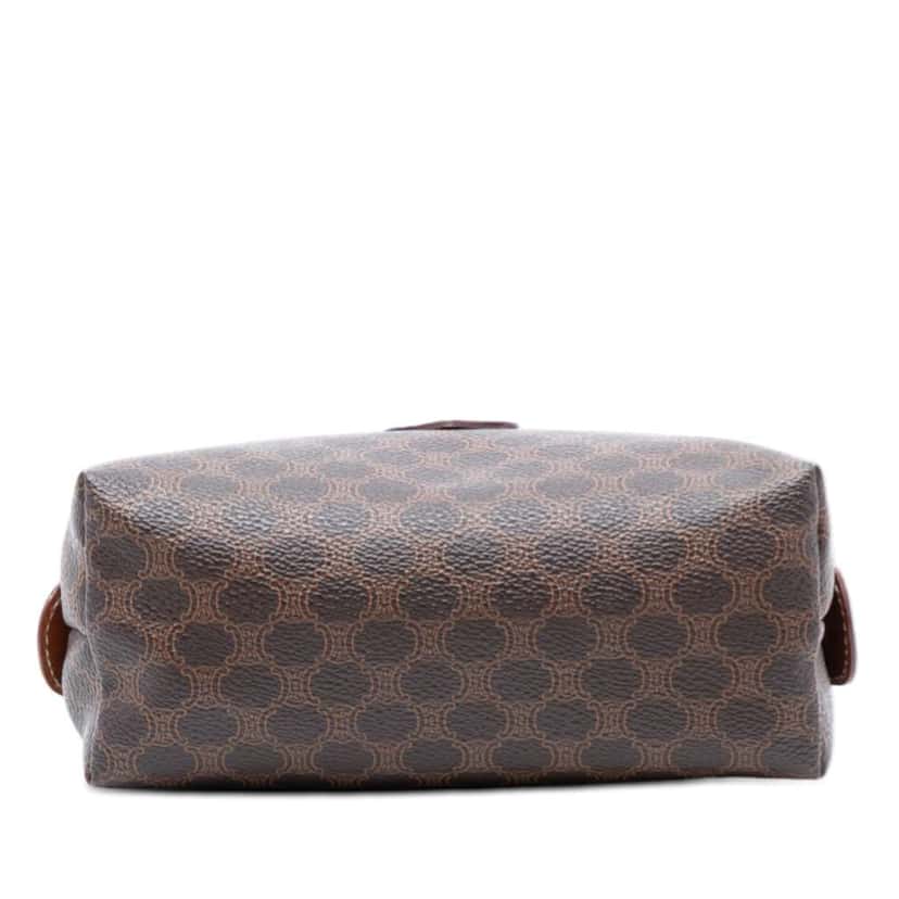 Celine Macadam Coated Canvas Pouch Brown Canvas Good condition - Inside View