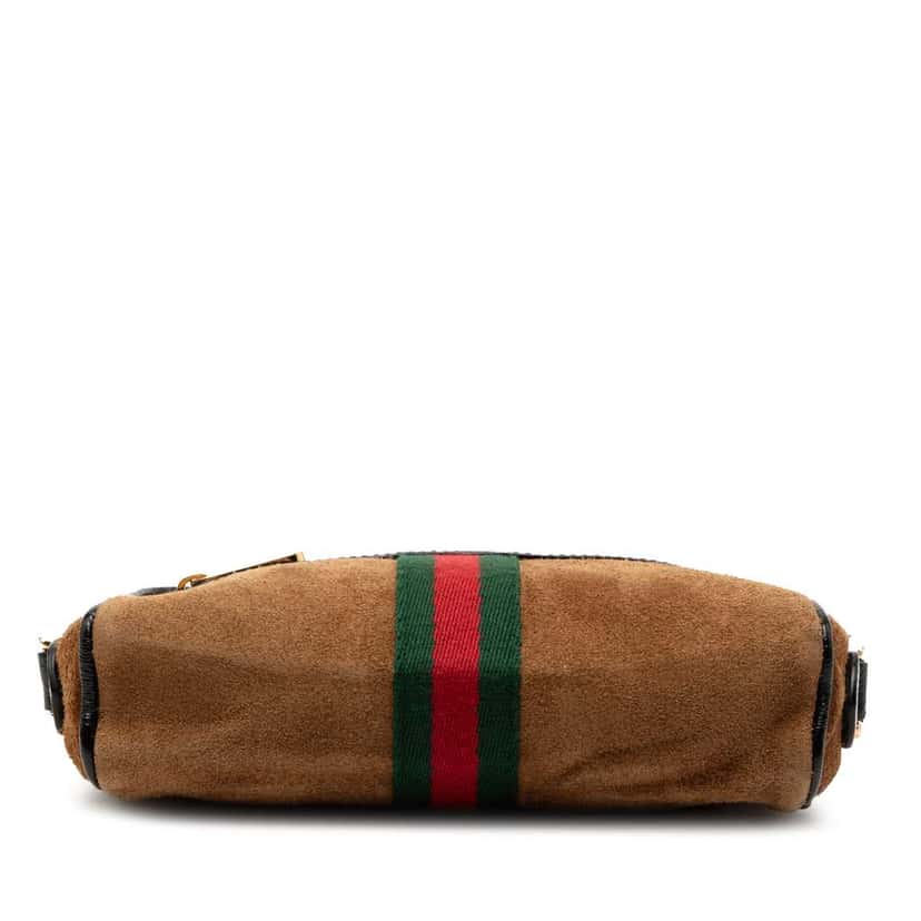 Gucci Mini Suede Ophidia Crossbody Brown Leather Very good condition - Inside View