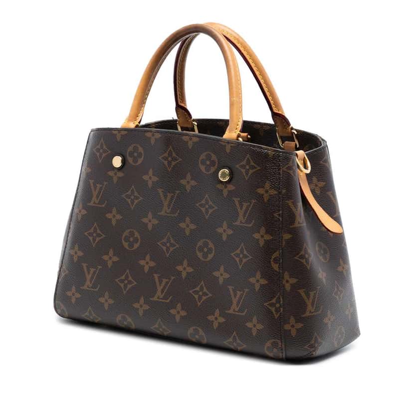 Louis Vuitton Monogram Montaigne BB Brown Very good condition - Back View
