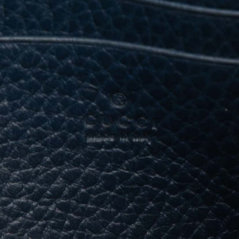 Gucci Mini Leather Dionysus Wallet on Chain Blue Leather Very good condition - Box View