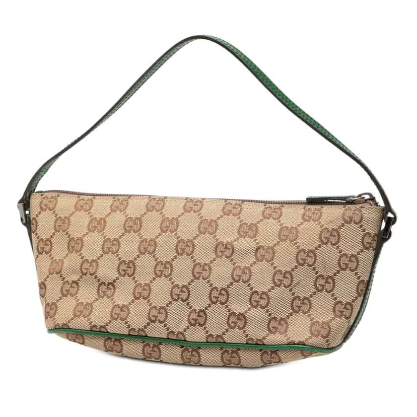 Gucci GG Canvas Boat Brown Canvas Good condition - Back View