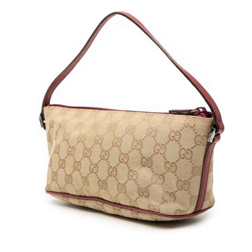 Gucci GG Canvas Boat Brown Canvas Very good condition - Back View