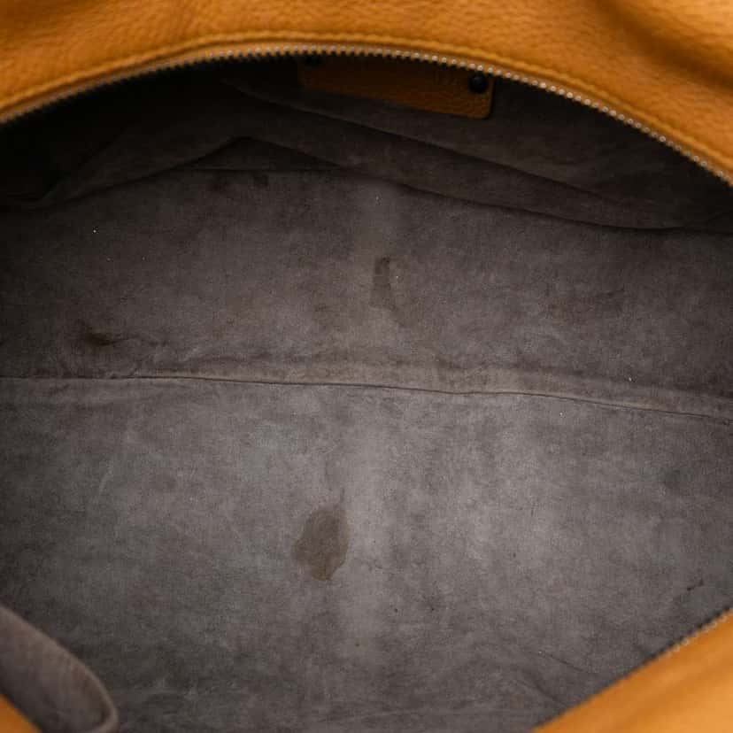 Bottega Veneta Intrecciato Trimmed Cervo Tote Brown Leather Very good condition - Model View