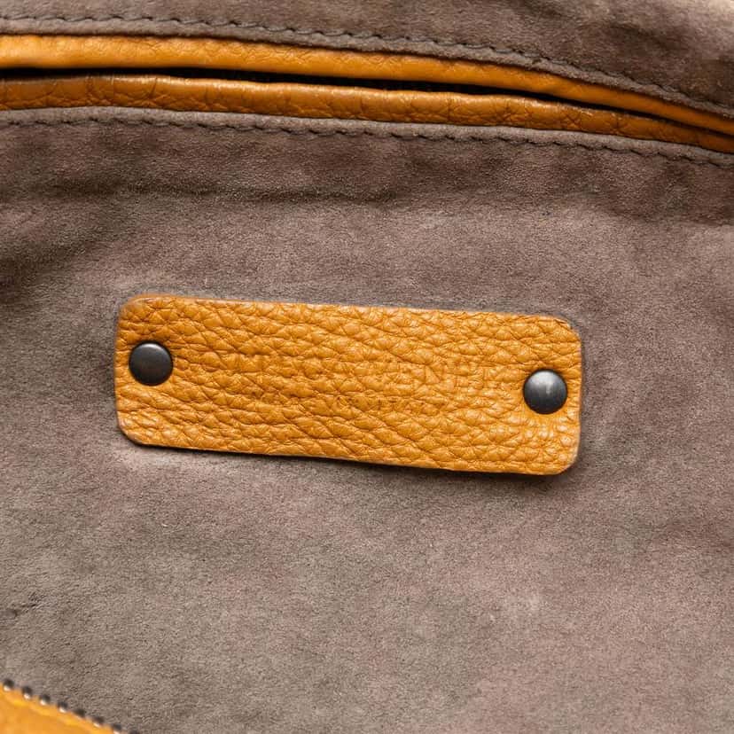 Bottega Veneta Intrecciato Trimmed Cervo Tote Brown Leather Very good condition - Box View