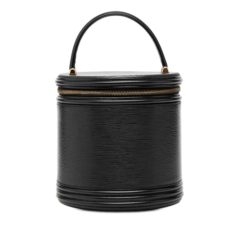 Louis Vuitton Epi Cannes Black Leather Fair condition - Front View