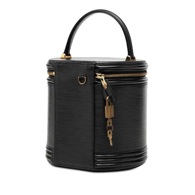 Louis Vuitton Epi Cannes Black Leather Fair condition - Back View