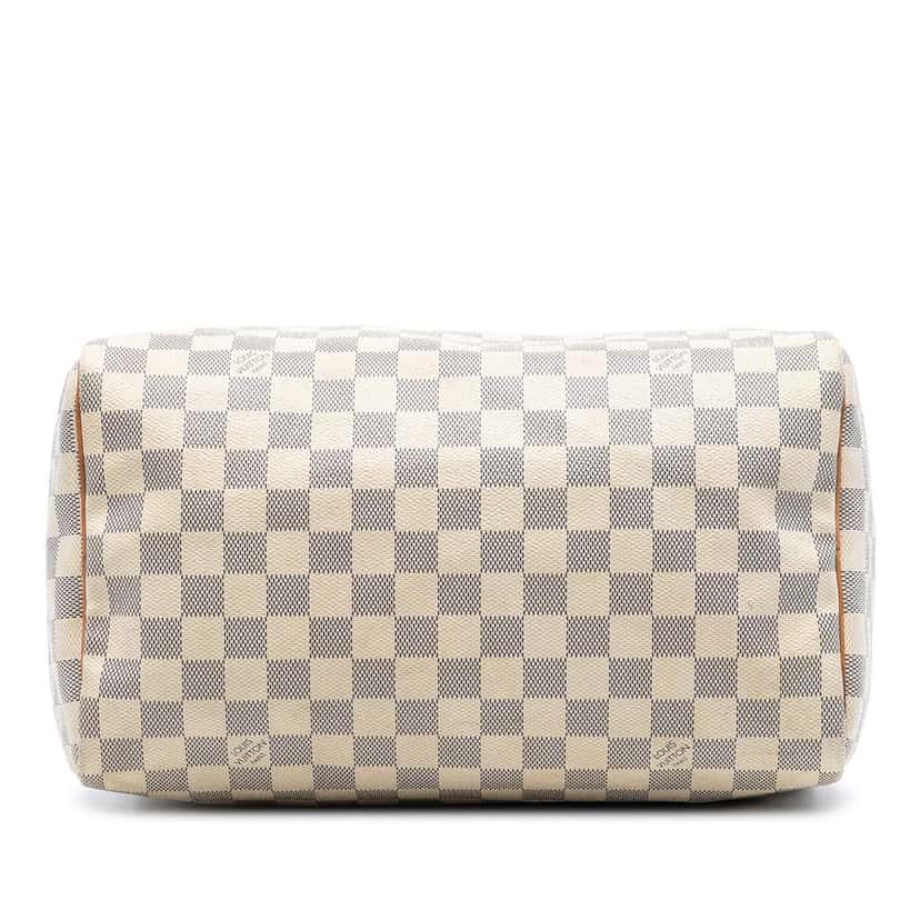 Louis Vuitton Damier Azur Speedy 30 White Very good condition - Inside View