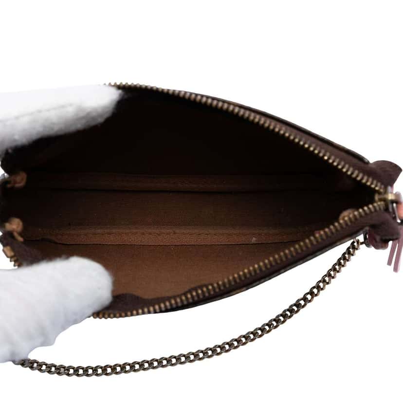 Louis Vuitton Monogram Illustre Mini Pochette Accessories Brown Very good condition - Model View