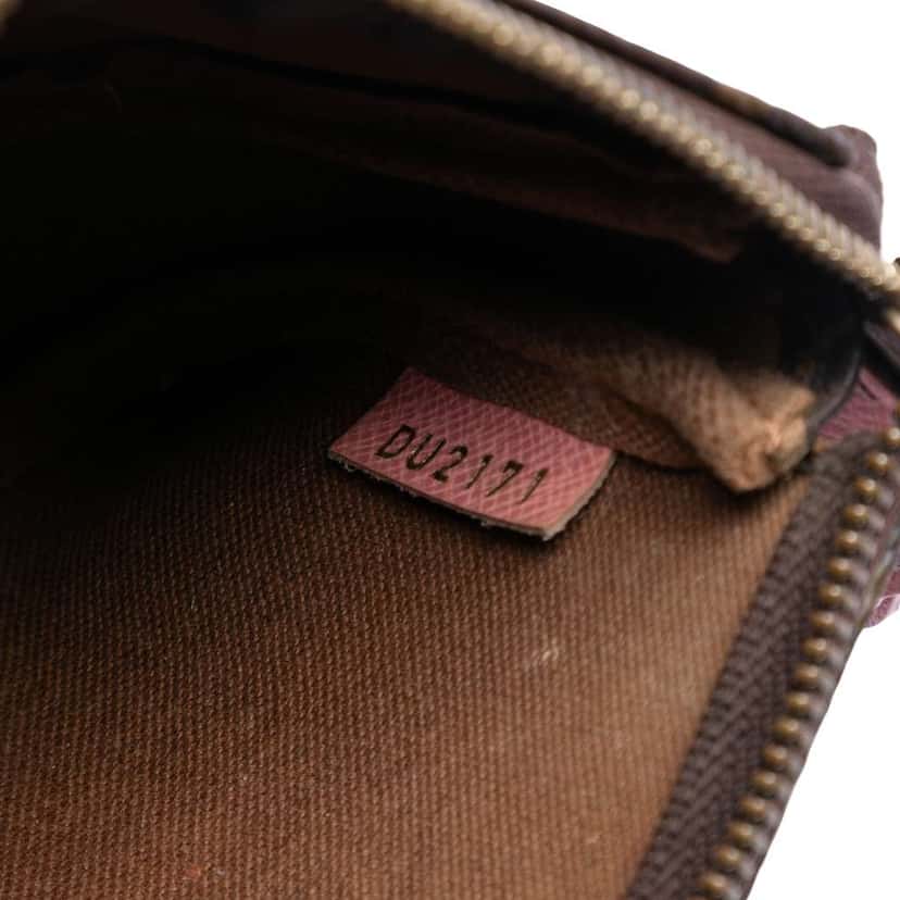 Louis Vuitton Monogram Illustre Mini Pochette Accessories Brown Very good condition - Box View