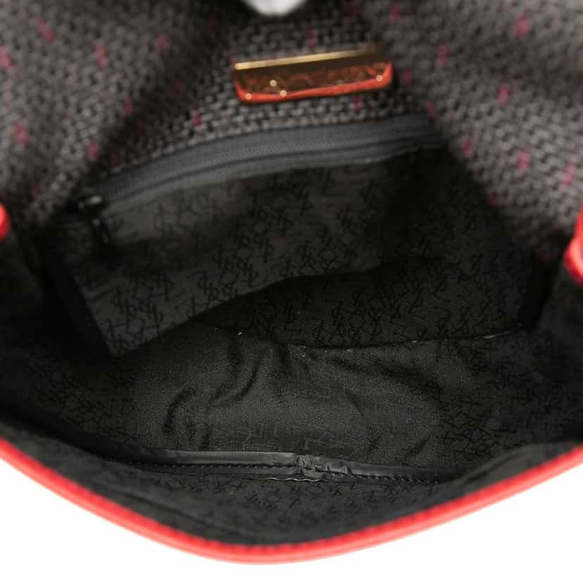 Saint Laurent Coated Canvas Crossbody Grey Canvas Very good condition - Model View