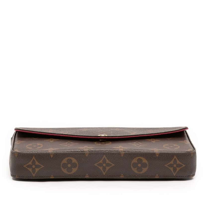 Louis Vuitton Monogram Pochette Felicie Brown Very good condition - Inside View