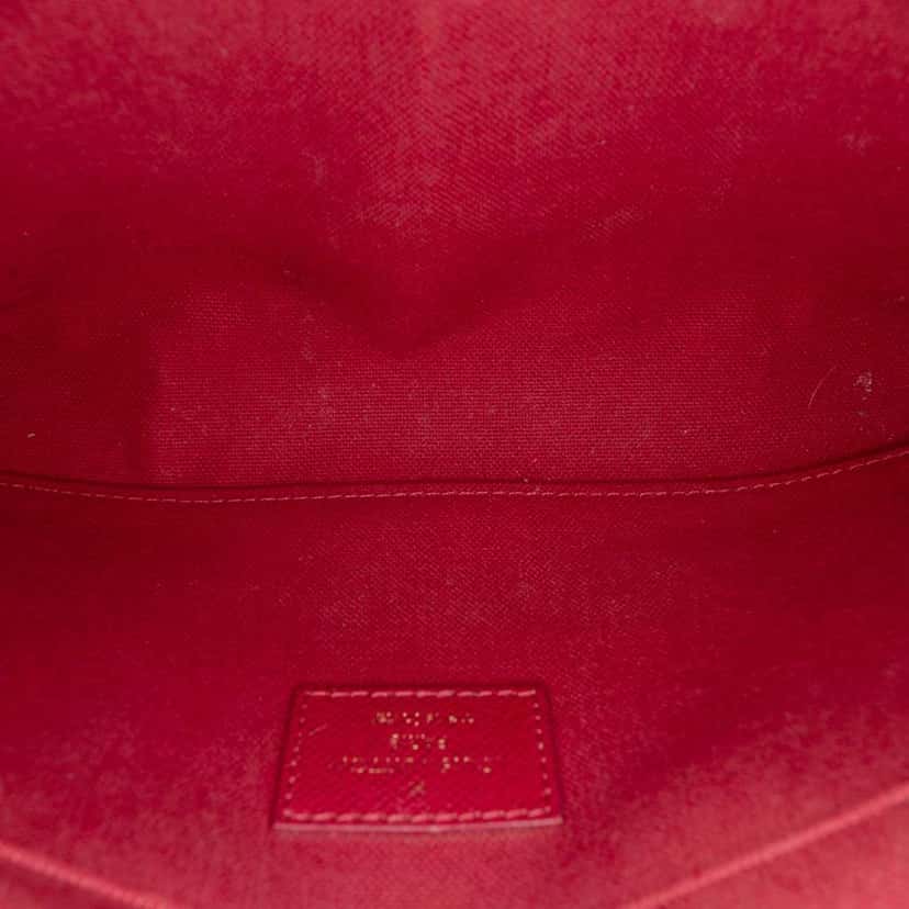 Louis Vuitton Monogram Pochette Felicie Brown Very good condition - Model View