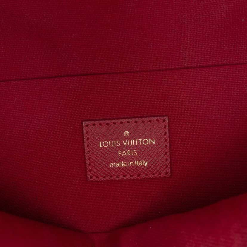 Louis Vuitton Monogram Pochette Felicie Brown Very good condition - Box View