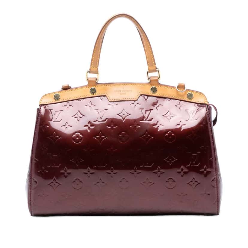 Louis Vuitton Monogram Vernis Brea MM Red Leather Very good condition - Front View