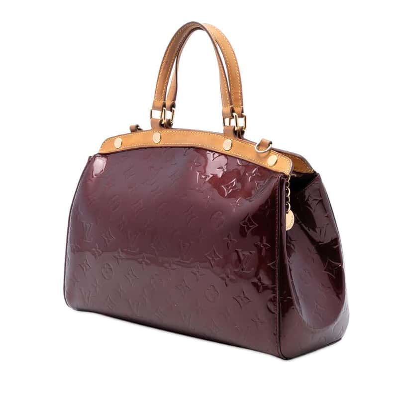 Louis Vuitton Monogram Vernis Brea MM Red Leather Very good condition - Back View