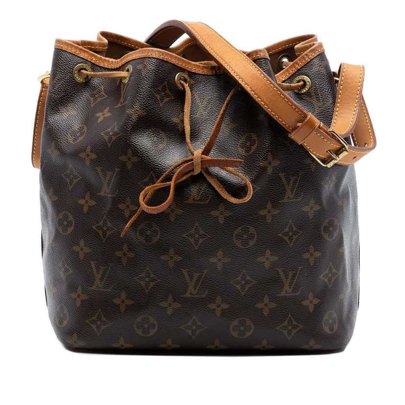 Louis Vuitton Monogram Petit Noe Brown Good condition - Front View