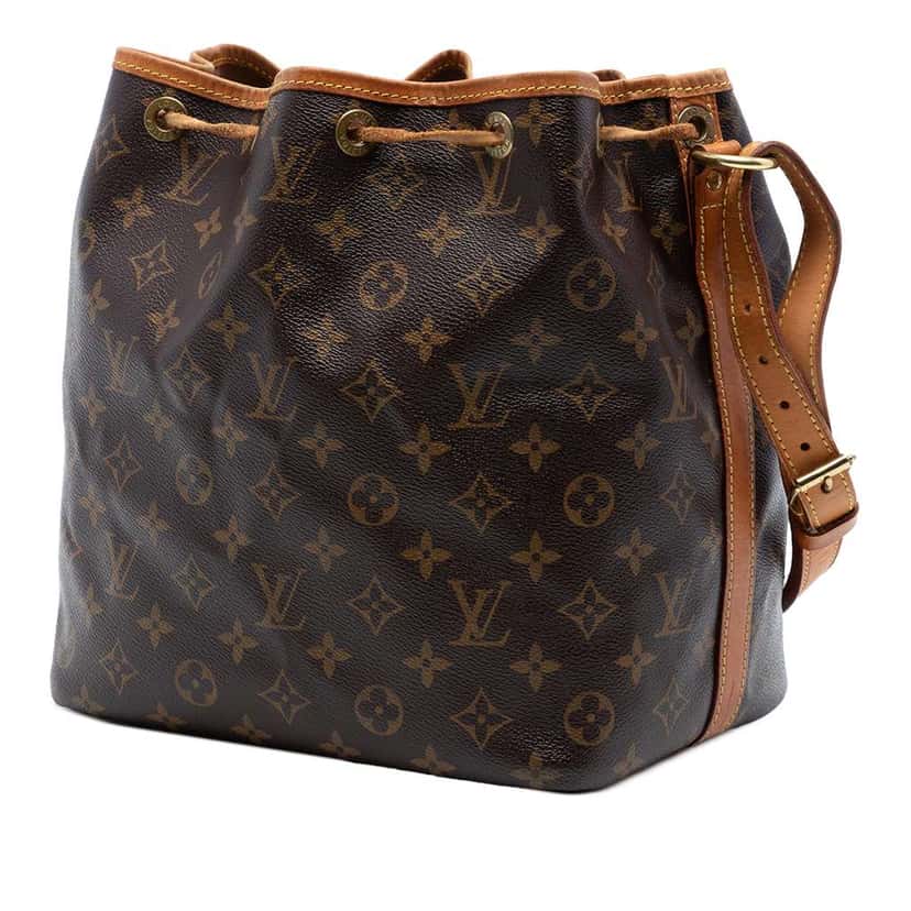 Louis Vuitton Monogram Petit Noe Brown Good condition - Back View