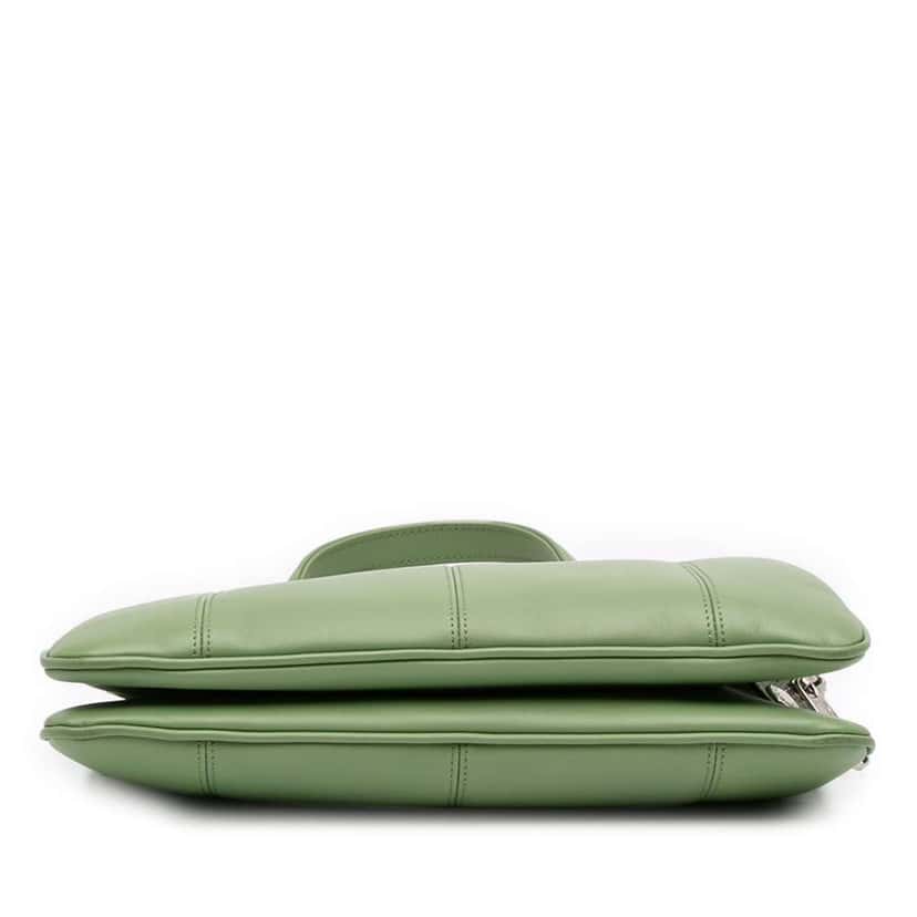 Gucci Small Leather Petite GG Tote Green Leather Very good condition - Inside View