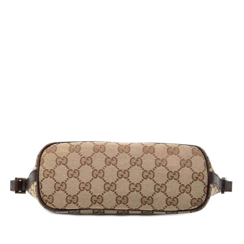 Gucci GG Canvas Web Boat Brown Canvas Good condition - Inside View
