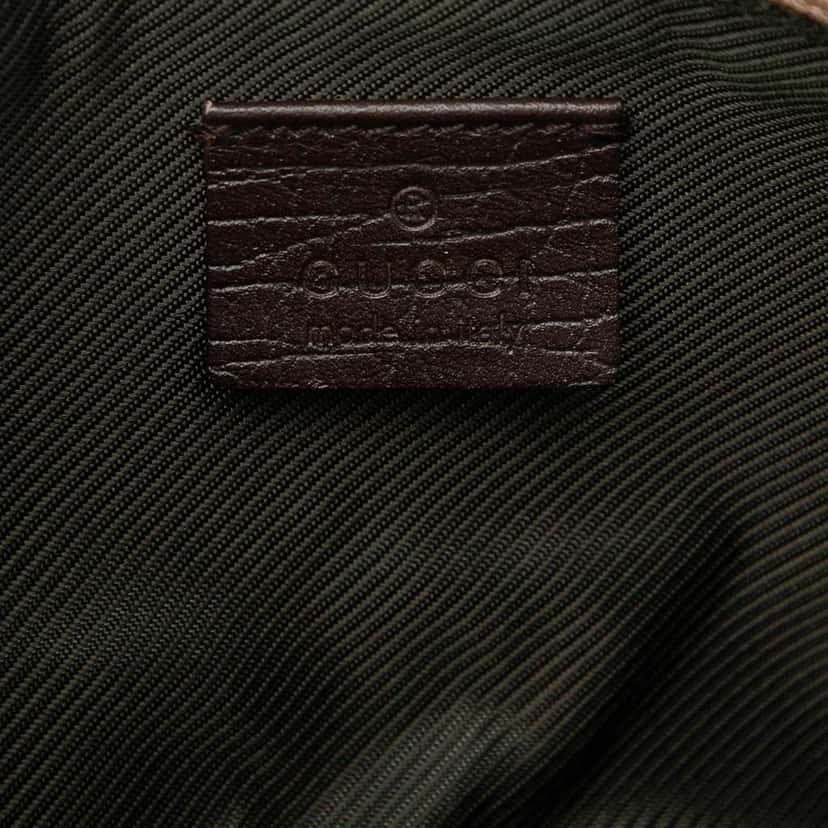 Gucci GG Canvas Web Boat Brown Canvas Good condition - Box View