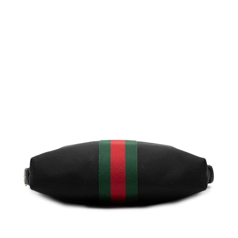 Gucci GG Techno Canvas Web Messenger Bag Black Canvas Very good condition - Inside View