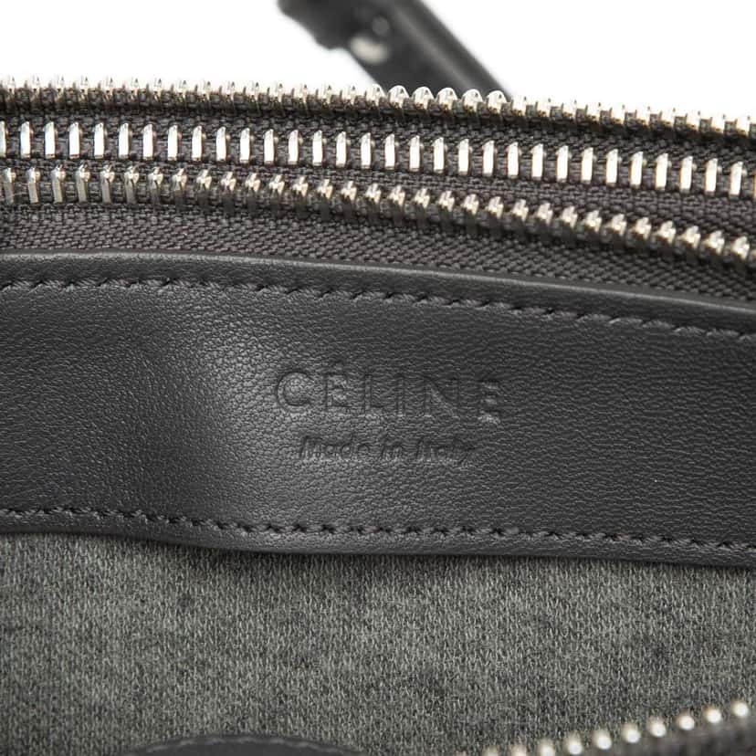 Celine Large Lambskin Trio Crossbody Black Leather Very good condition - Box View