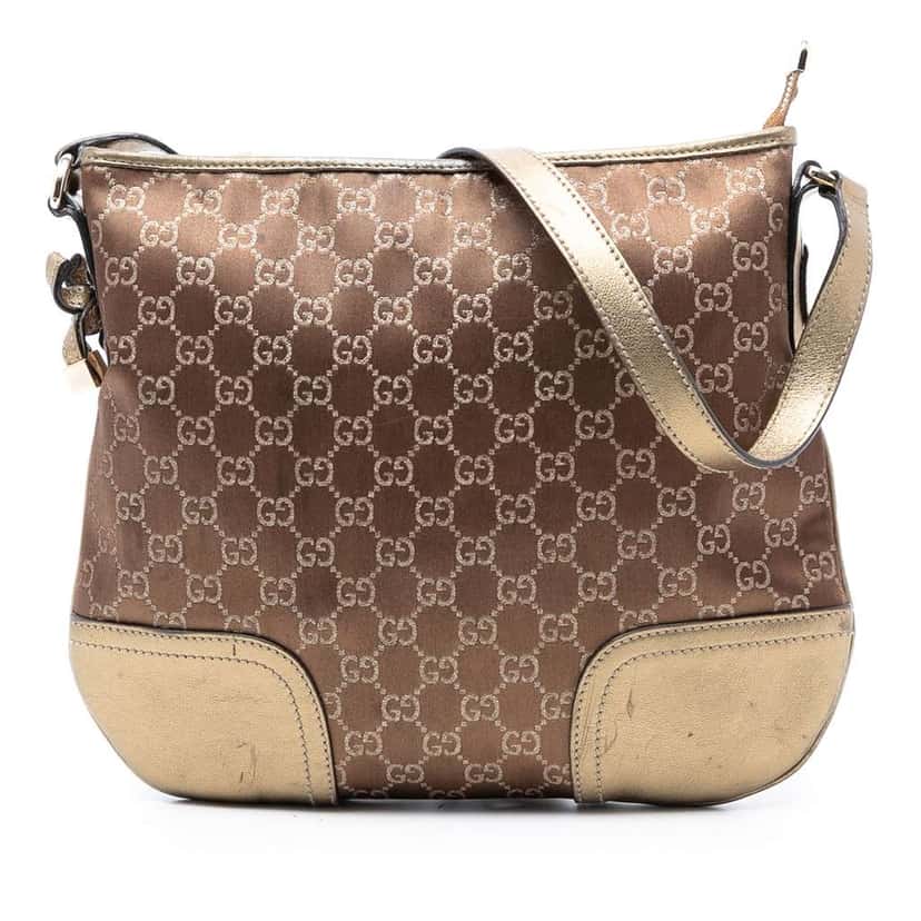Gucci GG Canvas Princy Crossbody Brown Canvas Very good condition - Front View