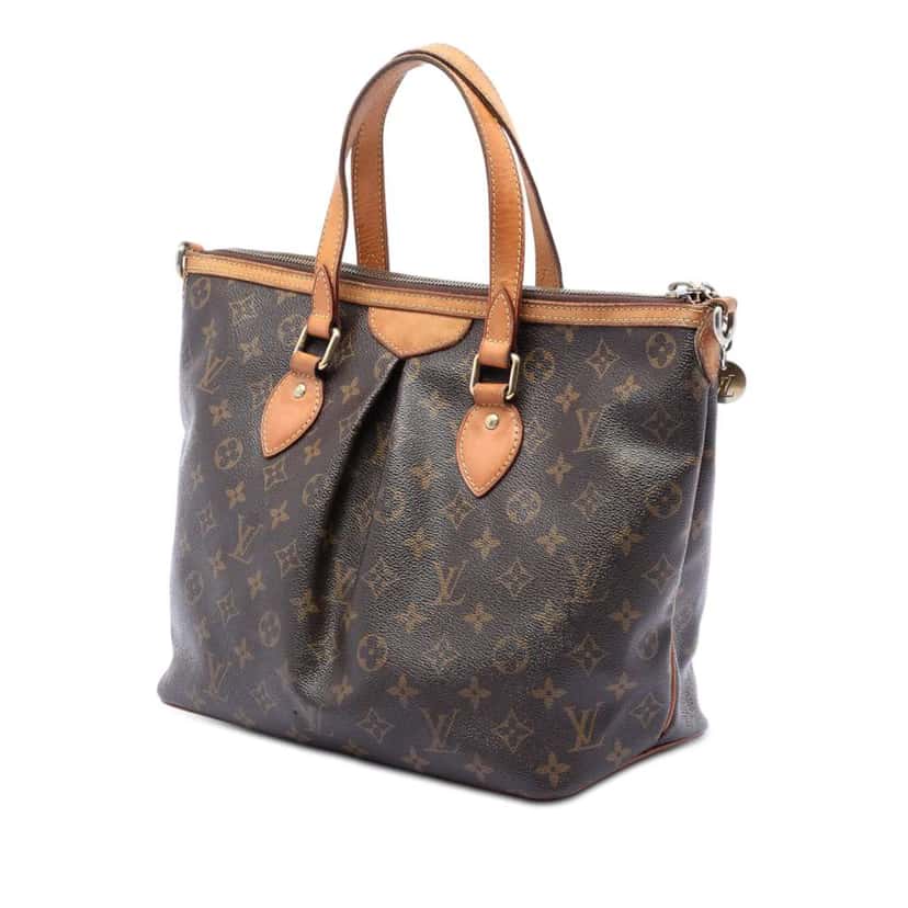 Louis Vuitton Monogram Palermo PM Brown Very good condition - Back View