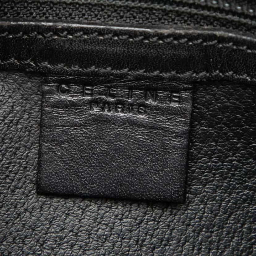 Celine Macadam Coated Canvas Tote Black Canvas Good condition - Box View