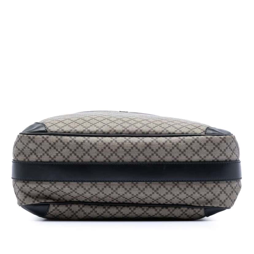 Gucci Diamante Coated Canvas Messenger Bag Brown Canvas Very good condition - Inside View