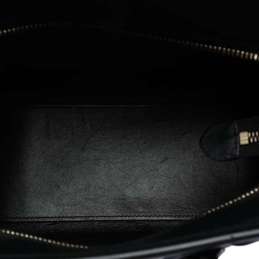 Celine Nano Tricolor Leather Luggage Tote White Leather Very good condition - Model View