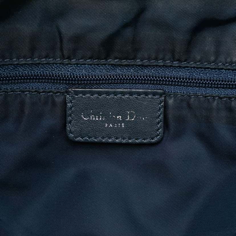 Dior Diorissimo Trotter Canvas Crossbody Blue Canvas Very good condition - Box View