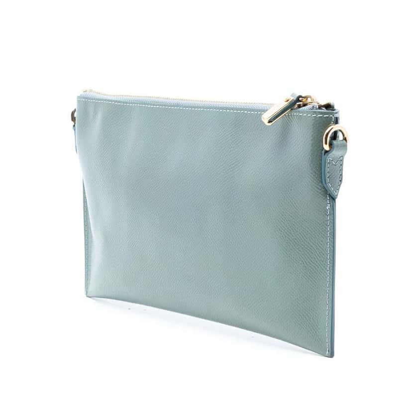 Burberry Grained Leather Peyton Crossbody Green Leather Very good condition - Back View