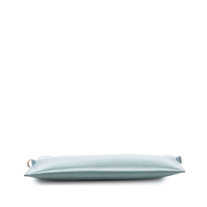 Burberry Grained Leather Peyton Crossbody Green Leather Very good condition - Inside View