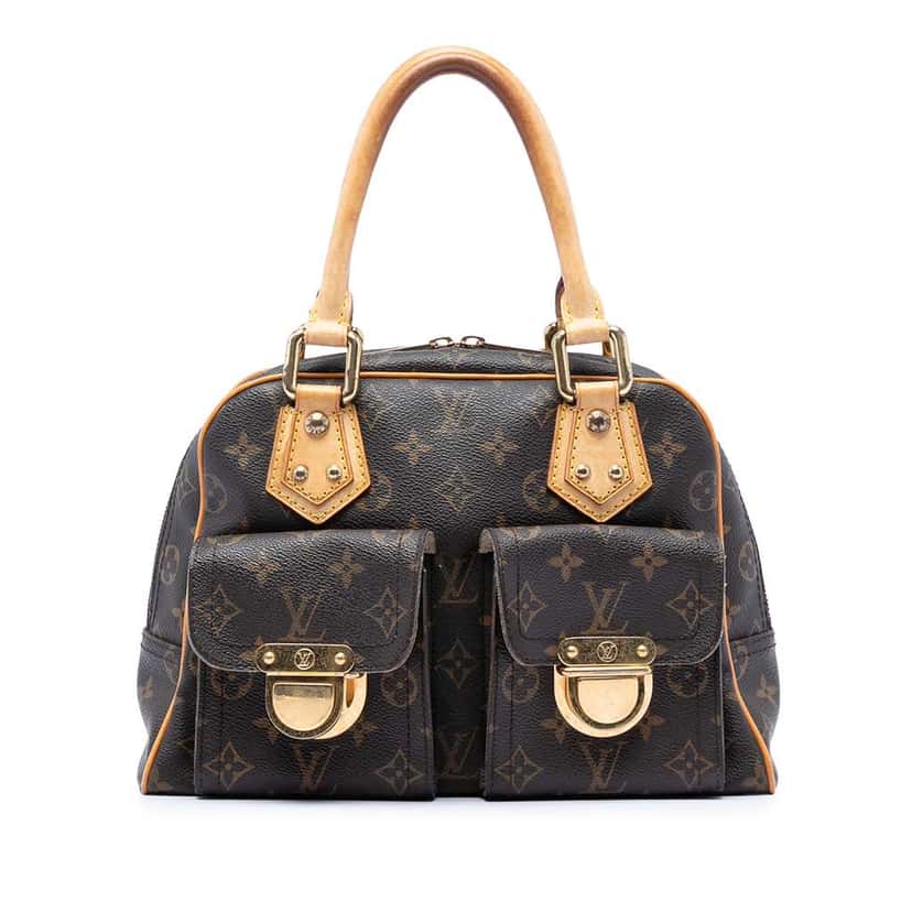Louis Vuitton Monogram Manhattan PM Brown Very good condition - Front View
