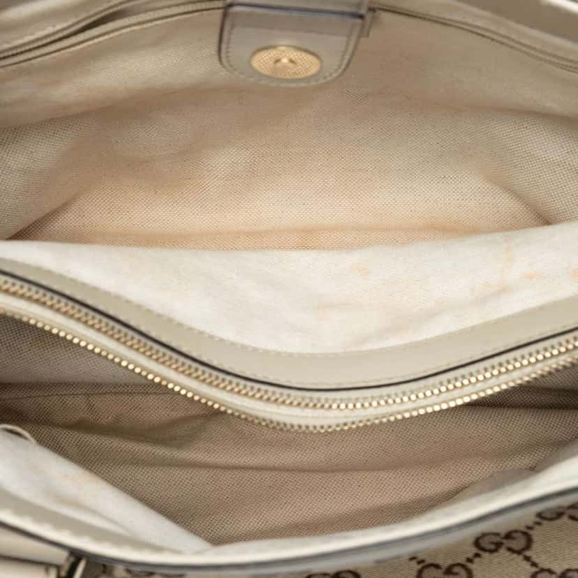 Gucci GG Canvas Sukey Tote Brown Canvas Very good condition - Model View