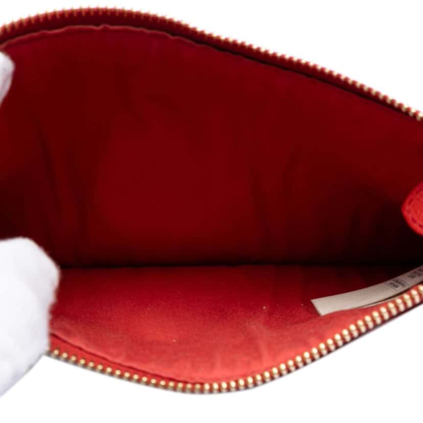 Burberry Haymarket Check Coated Canvas Pouch Brown Canvas Very good condition - Model View